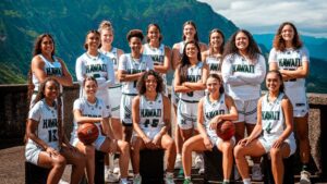 The University of Hawai'i women's basketball team
